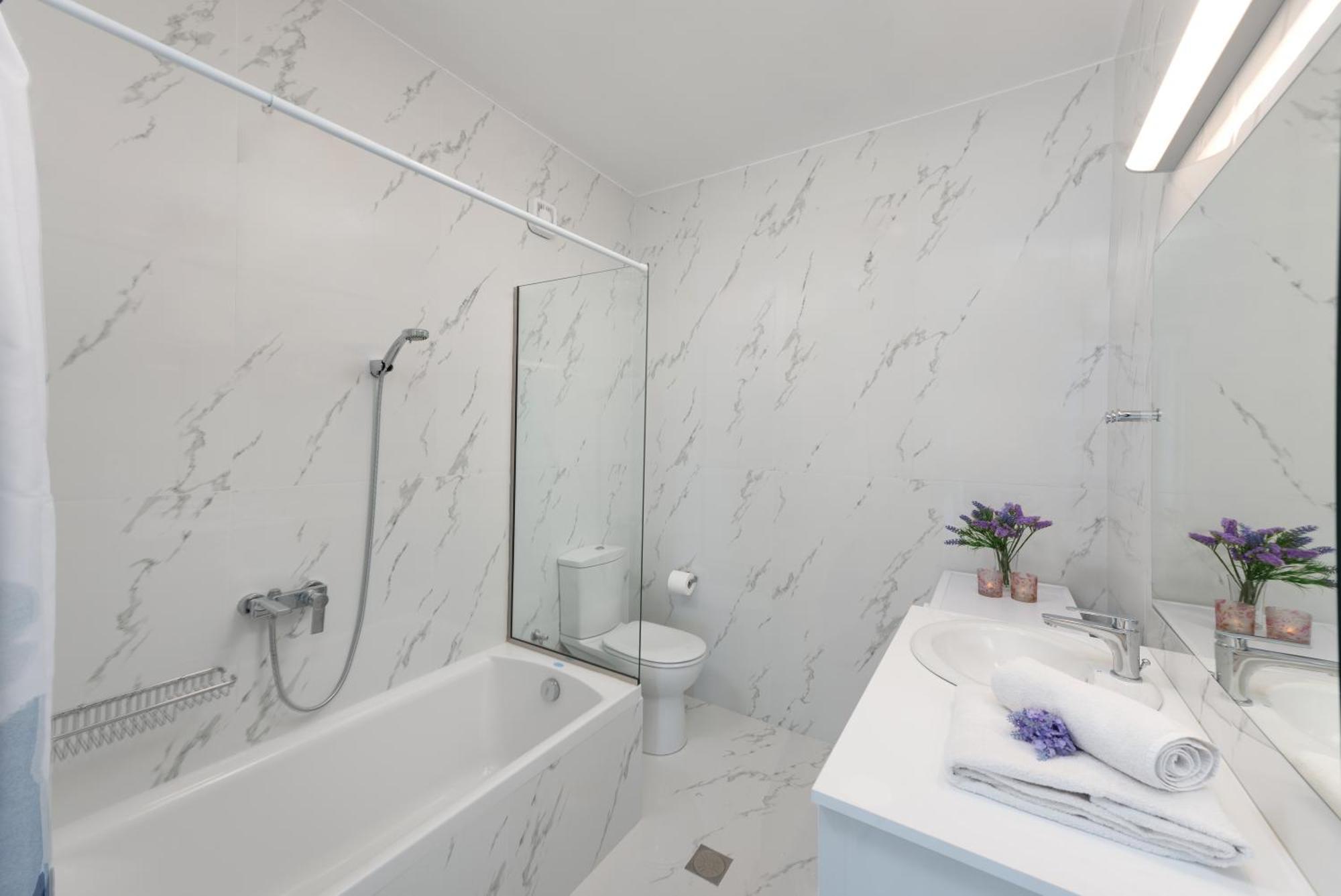 Апартаменты Sea View Bliss 2Br Agios Getaway Агиос-Николаос Экстерьер фото