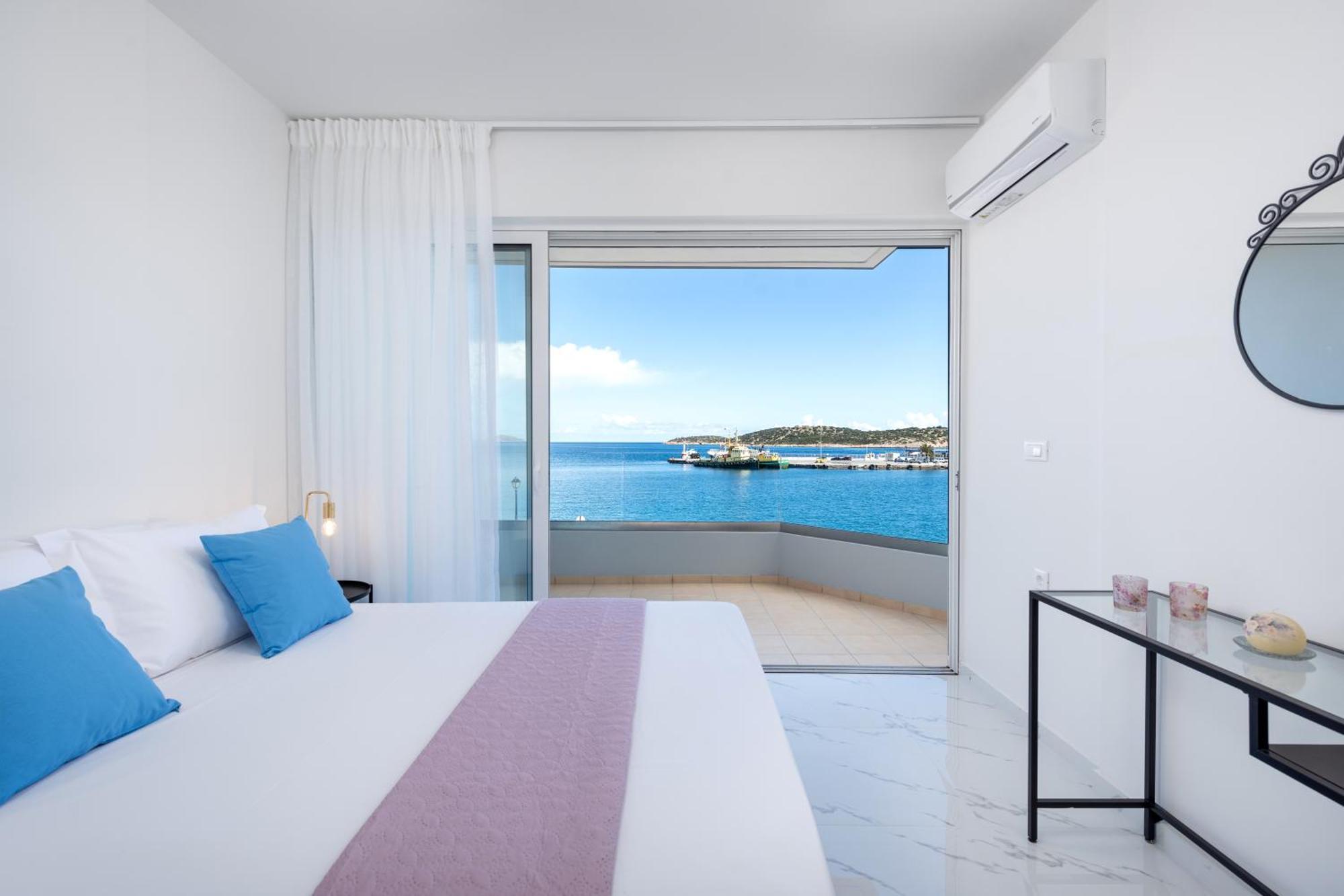 Апартаменты Sea View Bliss 2Br Agios Getaway Агиос-Николаос Экстерьер фото