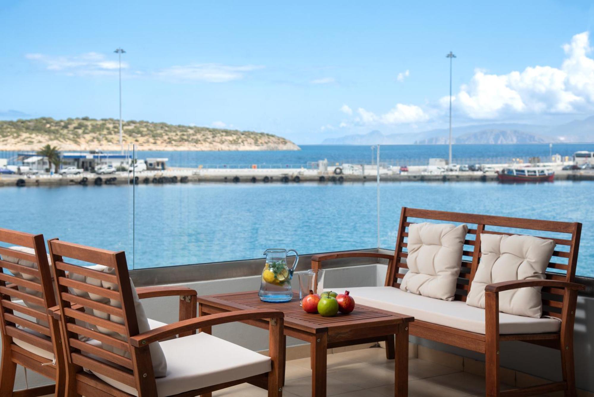 Апартаменты Sea View Bliss 2Br Agios Getaway Агиос-Николаос Экстерьер фото