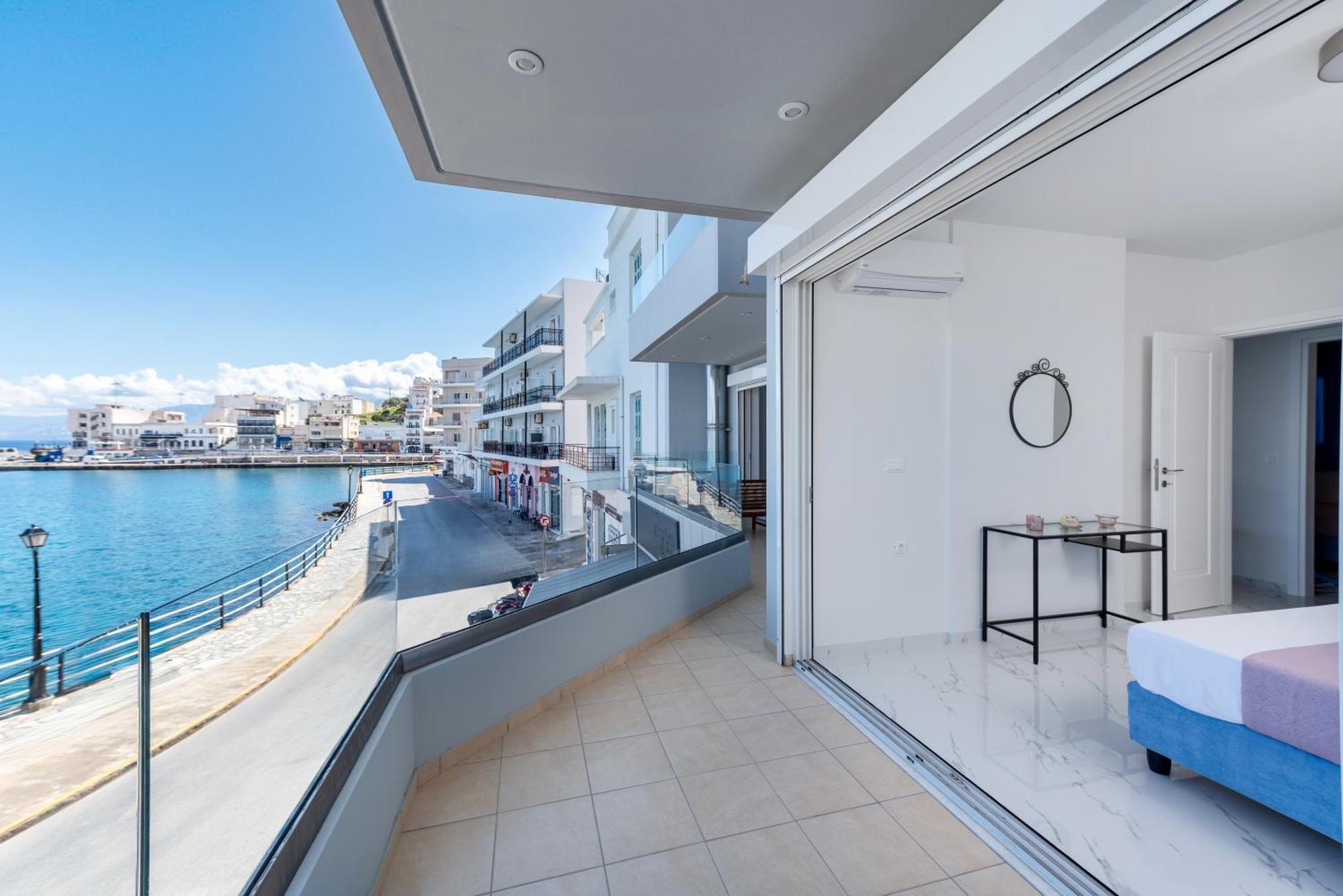 Апартаменты Sea View Bliss 2Br Agios Getaway Агиос-Николаос Экстерьер фото
